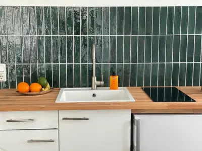 Küche/Küchenzeile in der Unterkunft Großzügige - Exklusive Wohnung mit Flair & Tiefgarage