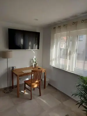 TV/Unterhaltungsangebot in der Unterkunft Monteurwohnung Ferienwohnung