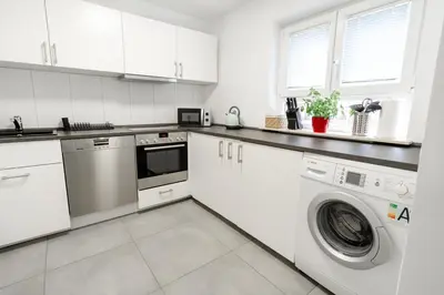 Küche/Küchenzeile in der Unterkunft Ferienwohnung Sonnenschein