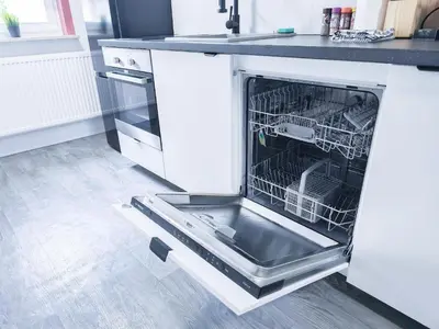 Küche/Küchenzeile in der Unterkunft ALFA Apartment Ludwigsburg 2 Betten WLAN Küche Bad