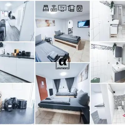 ALFA Apartment Ludwigsburg 2 Betten WLAN Küche Bad