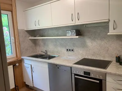 Küche/Küchenzeile in der Unterkunft Ferienhaus Drei Mühlen
