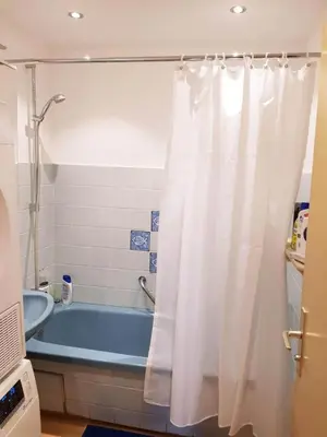 Ein Badezimmer in der Unterkunft Stadtwohnung Eppelheim