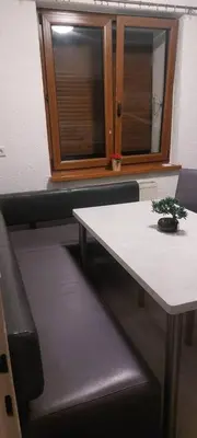 Ein Sitzbereich in der Unterkunft Pension Parga