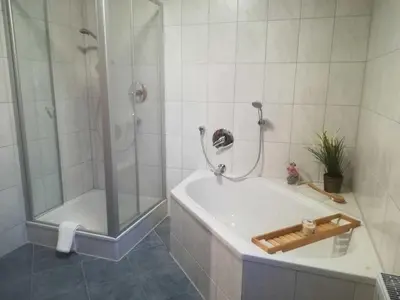 Ein Badezimmer in der Unterkunft Tromm - Blick Comfortable holiday residence
