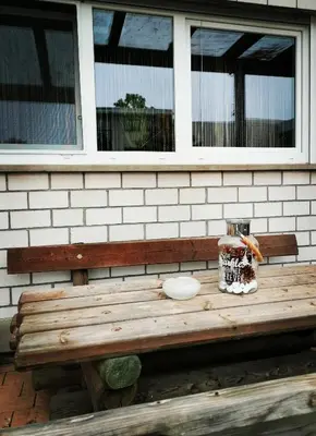 Ein Balkon oder eine Terrasse in der Unterkunft Modernes Apartment - Neustadt an der Weinstraße