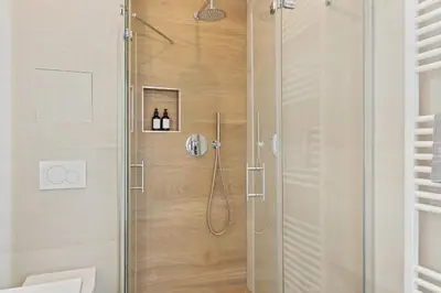 Ein Badezimmer in der Unterkunft CasaVia Frankenthal Zentrum - BRIGHT Collection
