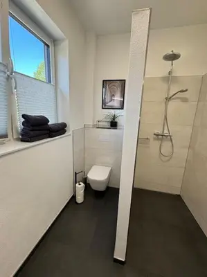 Ein Badezimmer in der Unterkunft Haus Sonnenhang