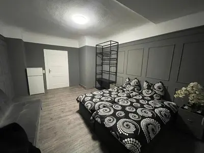 Ein Bett oder Betten in einem Zimmer der Unterkunft Leimen51 WG3