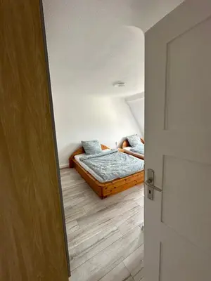 Ein Bett oder Betten in einem Zimmer der Unterkunft Leimen51 Whg1