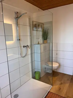 Ein Badezimmer in der Unterkunft Zentrales City Appartement mit Bestlage & gratis Parkplatz