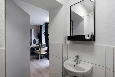 Ein Badezimmer in der Unterkunft Appartio - Gästehaus Altstadt Worms