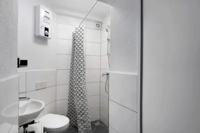 Ein Badezimmer in der Unterkunft Appartio - Gästehaus Altstadt Worms