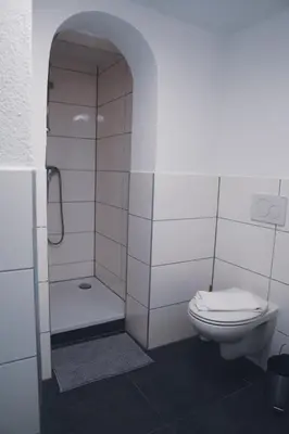 Ein Badezimmer in der Unterkunft Appartio - Gästehaus Altstadt Worms