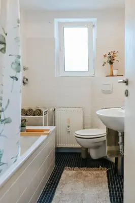 Ein Badezimmer in der Unterkunft namastay! Modernes Wohnen im Herzen von Mannheim