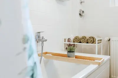 Ein Badezimmer in der Unterkunft namastay! Modernes Wohnen im Herzen von Mannheim