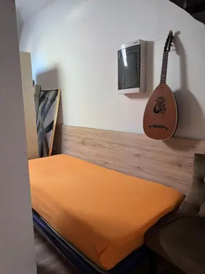 Ein Bett oder Betten in einem Zimmer der Unterkunft Fürsten Zimmer