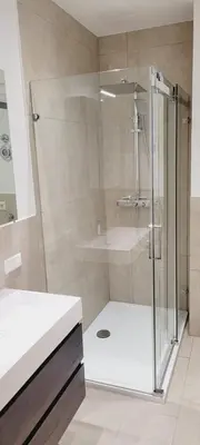 Ein Badezimmer in der Unterkunft Top möblierte Wohnung in Frankenthal