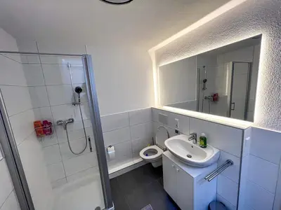 Ein Badezimmer in der Unterkunft Cozy Apartment in Heart of Durlach
