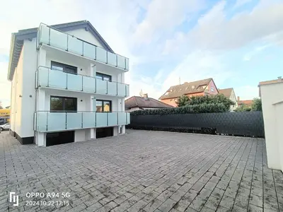 Das Gebäude in dem sich die Ferienwohnung befindet