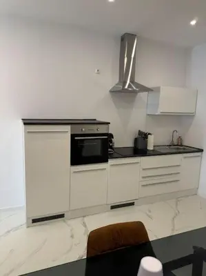Küche/Küchenzeile in der Unterkunft Gemütliche Wohnung in Heilbronn