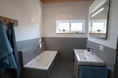 Ein Badezimmer in der Unterkunft Boarding 9a Wohnen auf Zeit