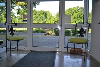 Ein Garten an der Unterkunft Aparthotel Sprendlingen