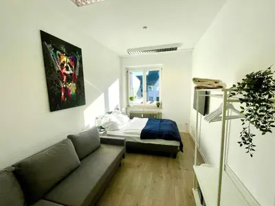 Grundriss der Unterkunft City Apartment - 2SZ - 1BD - Küche - Netflix