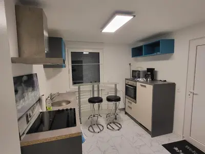 Küche/Küchenzeile in der Unterkunft Stilvolle 2-Zimmer-Oase