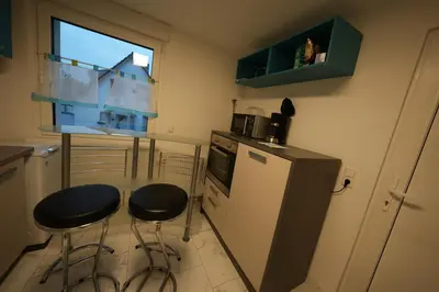 Küche/Küchenzeile in der Unterkunft Stilvolle 2-Zimmer-Oase