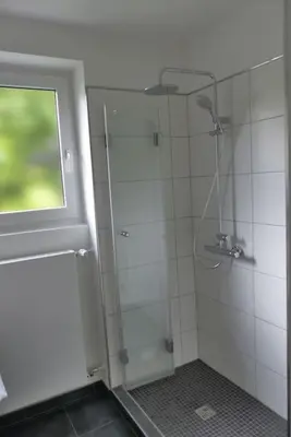 Ein Badezimmer in der Unterkunft Ferienwohnung Dahner-Felsenland