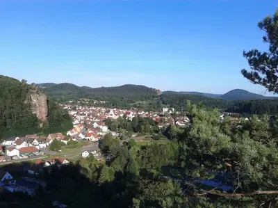 Naturlandschaft in der Nähe der Ferienwohnung