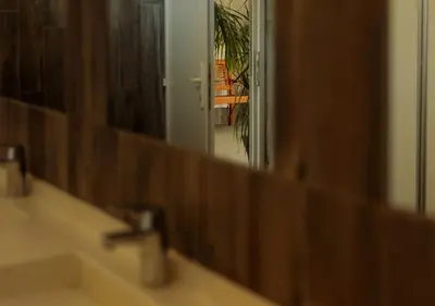 Ein Badezimmer in der Unterkunft AZUR Camping Wertheim