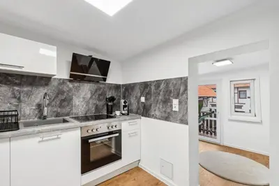 Küche/Küchenzeile in der Unterkunft STARLIVING Premium Home