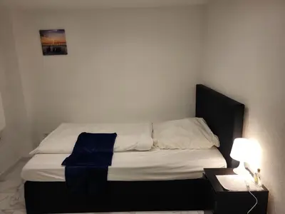 Ein Bett oder Betten in einem Zimmer der Unterkunft Stilvolle 3-Zimmer-Oase
