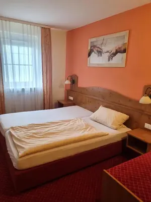 Ein Bett oder Betten in einem Zimmer der Unterkunft Zur Turmstube