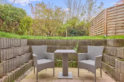 Ein Garten an der Unterkunft Lena Ihre Ruhepause mit Terrasse in Buchen
