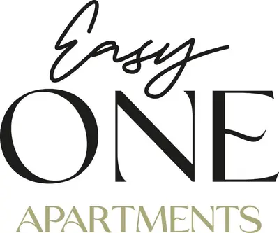 Ein Zertifikat, Auszeichnung, Logo oder anderes Dokument, das in der Unterkunft EasyOne Apartments ausgestellt ist