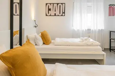 Ein Bett oder Betten in einem Zimmer der Unterkunft EasyOne Apartments