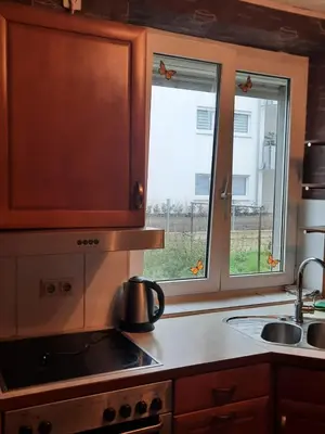 Küche/Küchenzeile in der Unterkunft gemütliche Wohnung im Herzen von Heilbronn