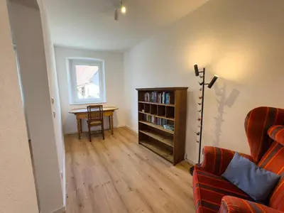 Die Bibliothek im Ferienhaus