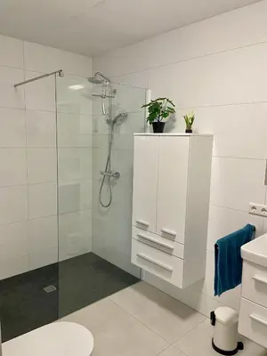 Ein Badezimmer in der Unterkunft Villa Auenland