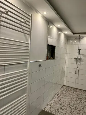 Ein Badezimmer in der Unterkunft Gästezimmer Seckert Wohlfühlen in der Nähe von MAINZ