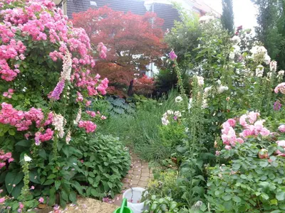 Ein Garten an der Unterkunft Residenz am Berg