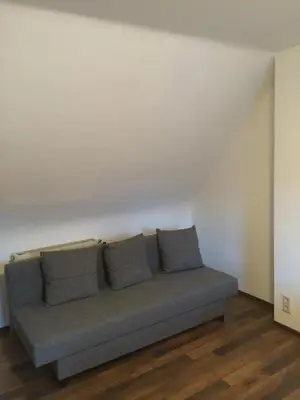 Ein Sitzbereich in der Unterkunft Hotel Engel