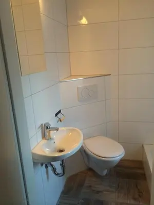 Ein Badezimmer in der Unterkunft Hotel Engel