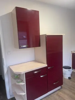 Küche/Küchenzeile in der Unterkunft Top möblierte Wohnung in Brühl