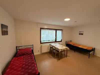 Ein Bett oder Betten in einem Zimmer der Unterkunft Nice and quiet studio apartment in a central location