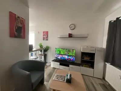 TV/Unterhaltungsangebot in der Unterkunft Sabrina Penthaus mit einem Schlafzimmer