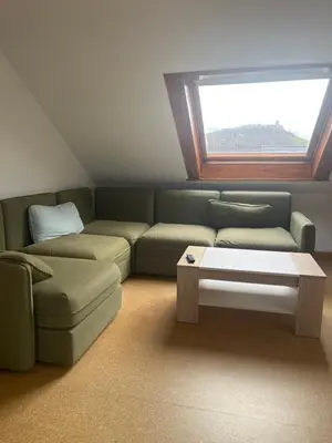 Ein Sitzbereich in der Unterkunft 2 Zimmerwohnung